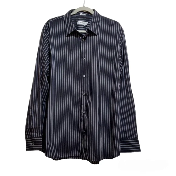 calvin klein men's dress shirt size chart Calvin Klein Men's Dress Shirt Slim Fit Non-Iron Herringbone